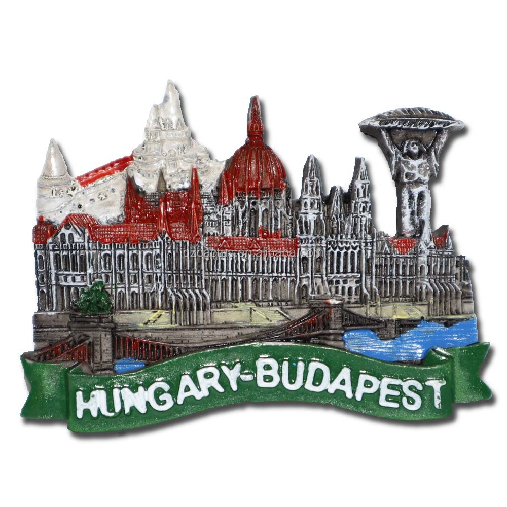 Customized polyresin souvenir plaque tourist gift home decoration figurine odm country city famous character craft resin Plate