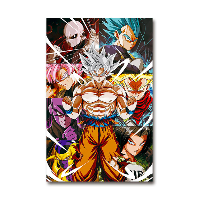 3D тройного перехода с откидной крышкой с рисунком из аниме плакат 11 ''x 17'' Dragon Ball Z Аниме 3d плакаты для украшения дома