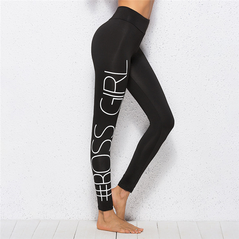 Print Leggings Workout High Waist Push Up Leggings Fitness Elasticity Women Breathable Pants