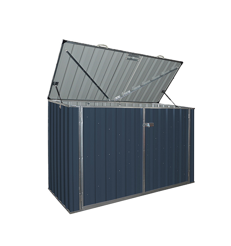 6x3ft Metal Bike Storage Shed