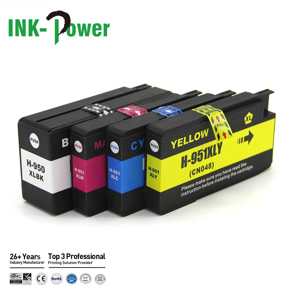 INK-мощность 950 951 XL 950XL 951XL Премиум Совместимость Цветной струйный картридж с чернилами для принтера HP Officejet 8616 8620 для HP950XL принтер