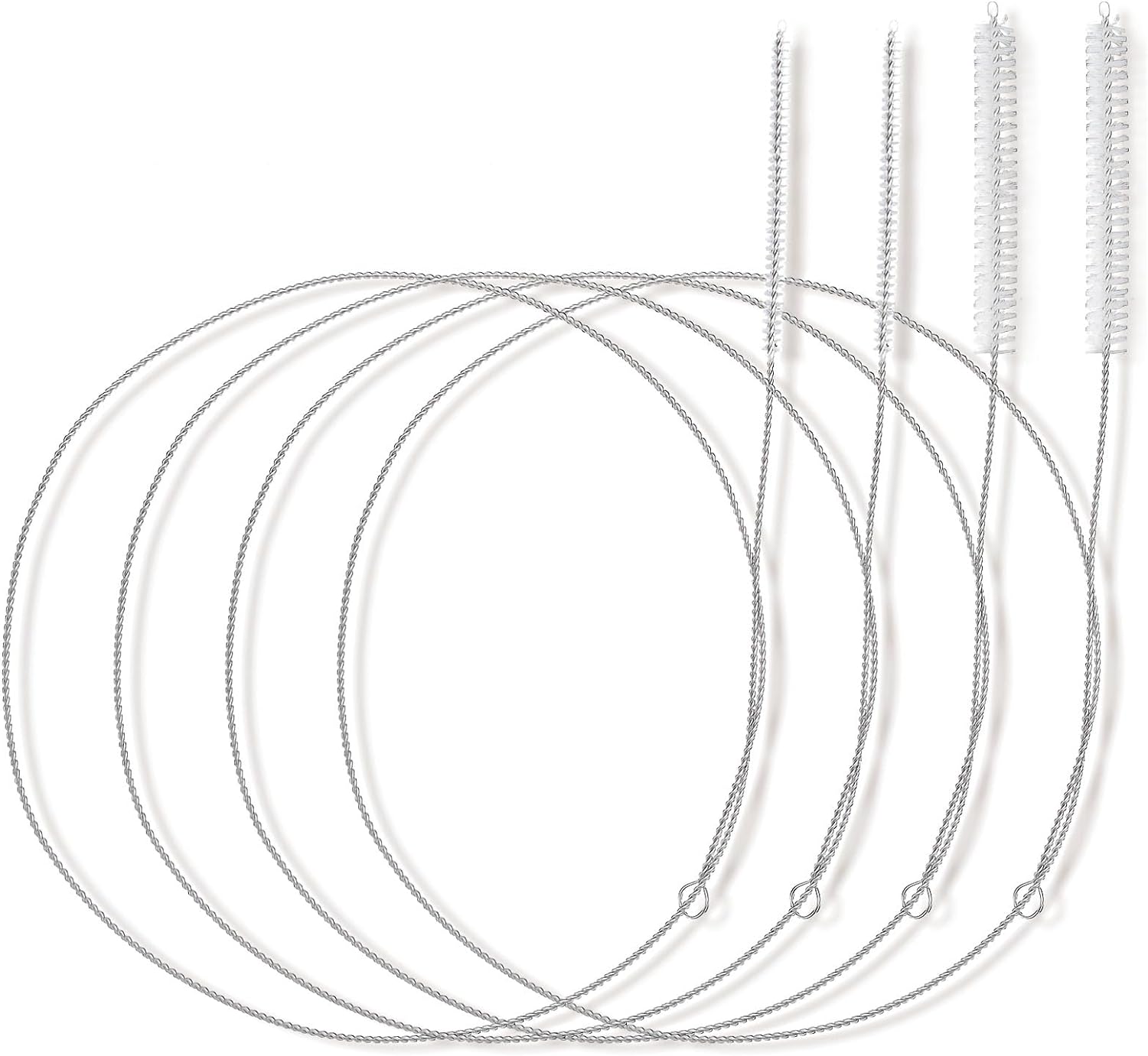 USA Hot Selling 150cm Length Stainless Steel Coiled CPAP Hose Cleaning Brush