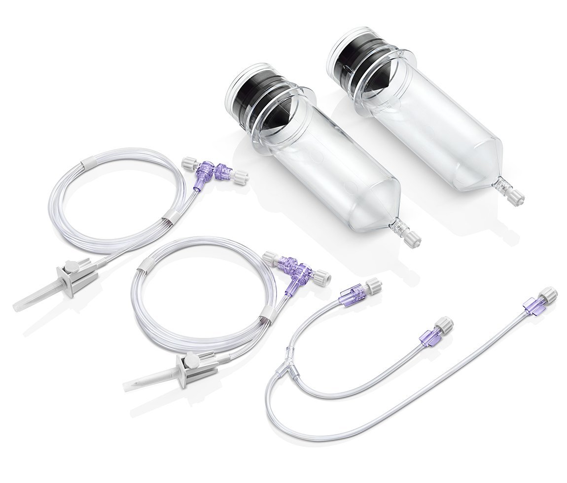 Angiographic Syringes compatible with high-pressure injection equipment during CT, DSA and MRI