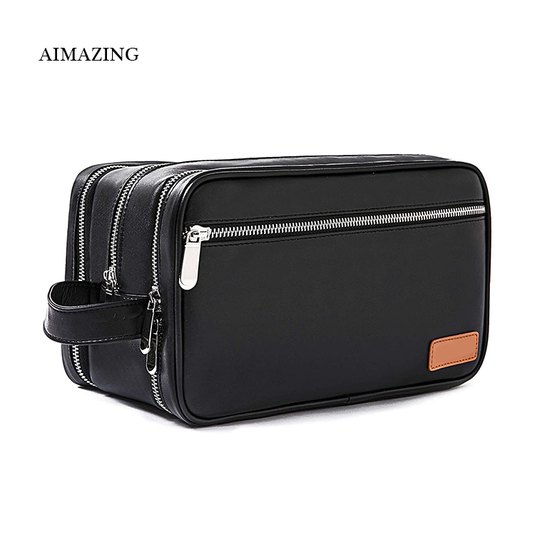 Leather Makeup Kit Pouch Luxury Beauty Makeup Bag Portable Makeup Brush Holder Organizer Bag Or Case Cosmetic For Kids