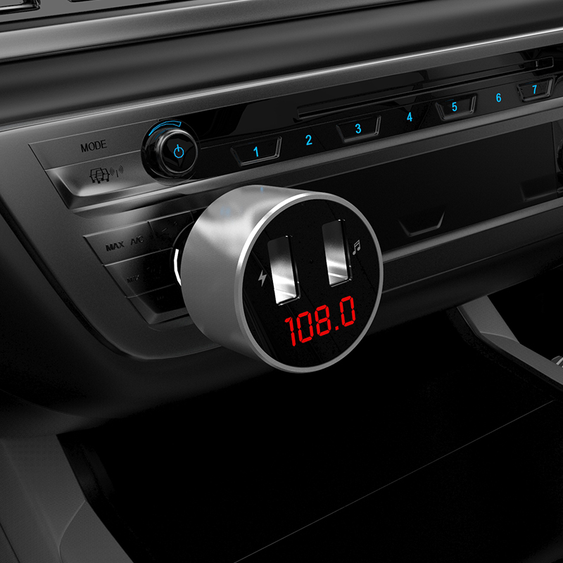 New arrival wireless fm transmitter with blister packaging