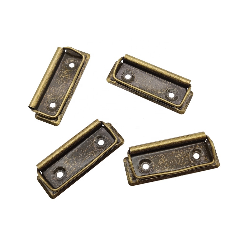 Competitive price nickle gold black old retro plating flat metal paper clip board clip 7cm 10cm 12cm wire clip for clipboard