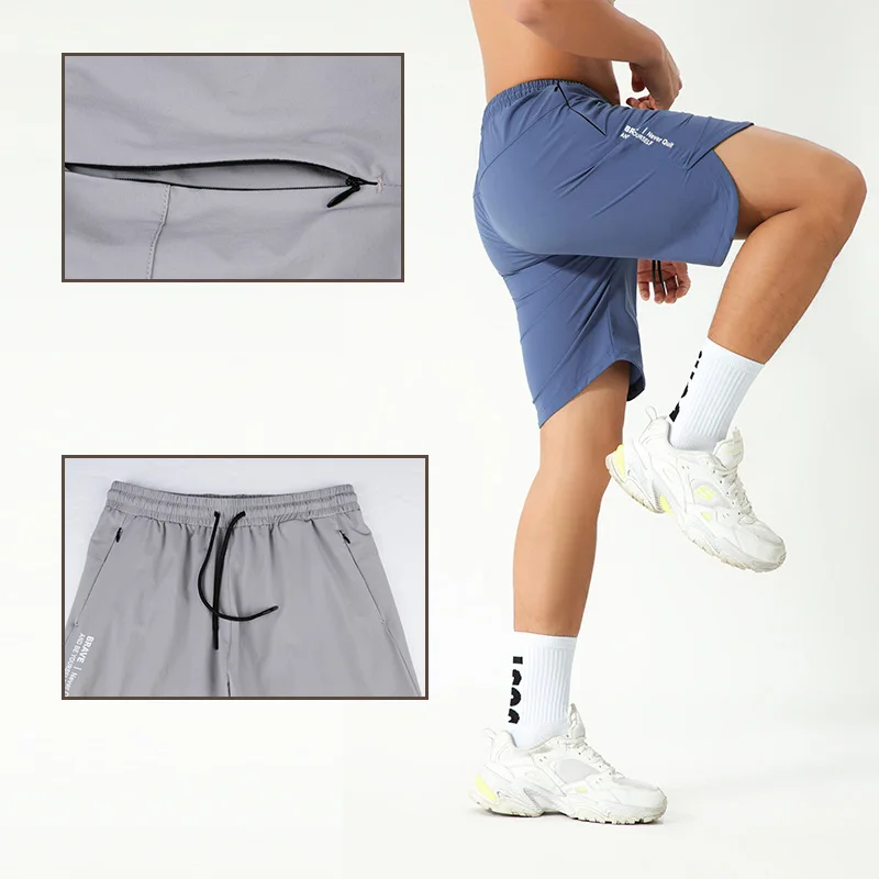 Custom Label Men's Running Fitness Shorts Quick Dry Gym Sport Shorts