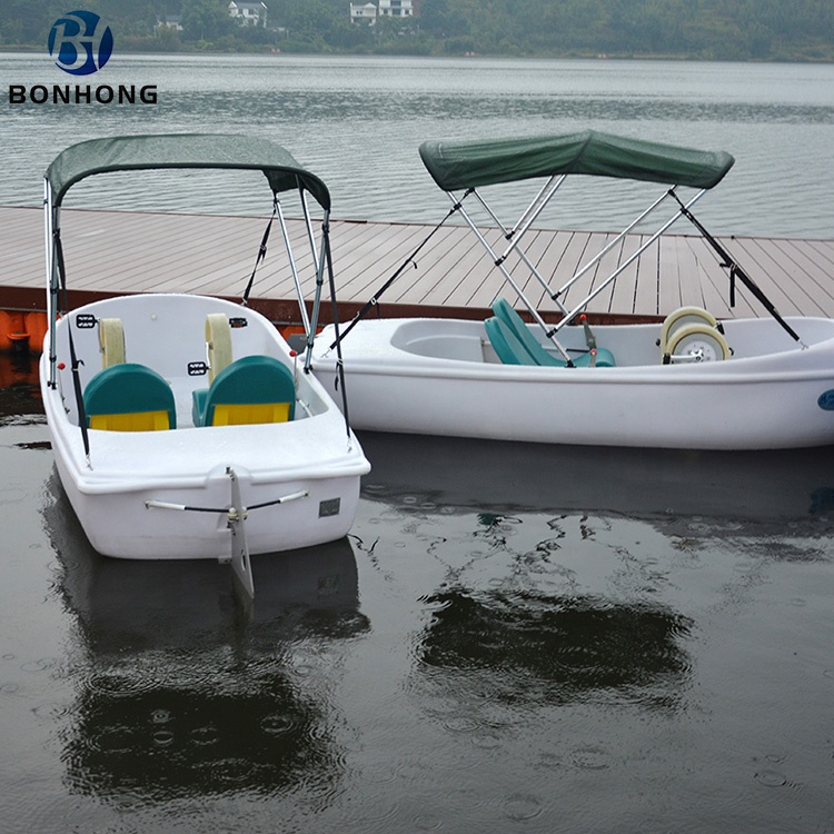 Bonhong долговечная Педальная электрическая водная лодка, высокое качество, ПЭ, индивидуальная экскурсионная лодка для взрослых и детей
