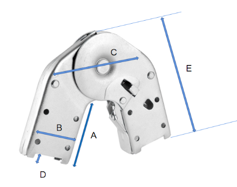 Multi-purpose Folding ladder hinge joint ladder spare parts