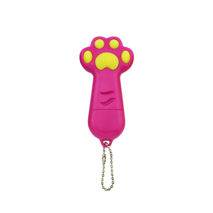 Милая лазерная указка, игрушка для кошек, луч лап, USB зарядка, тренировочная игрушка для кошек