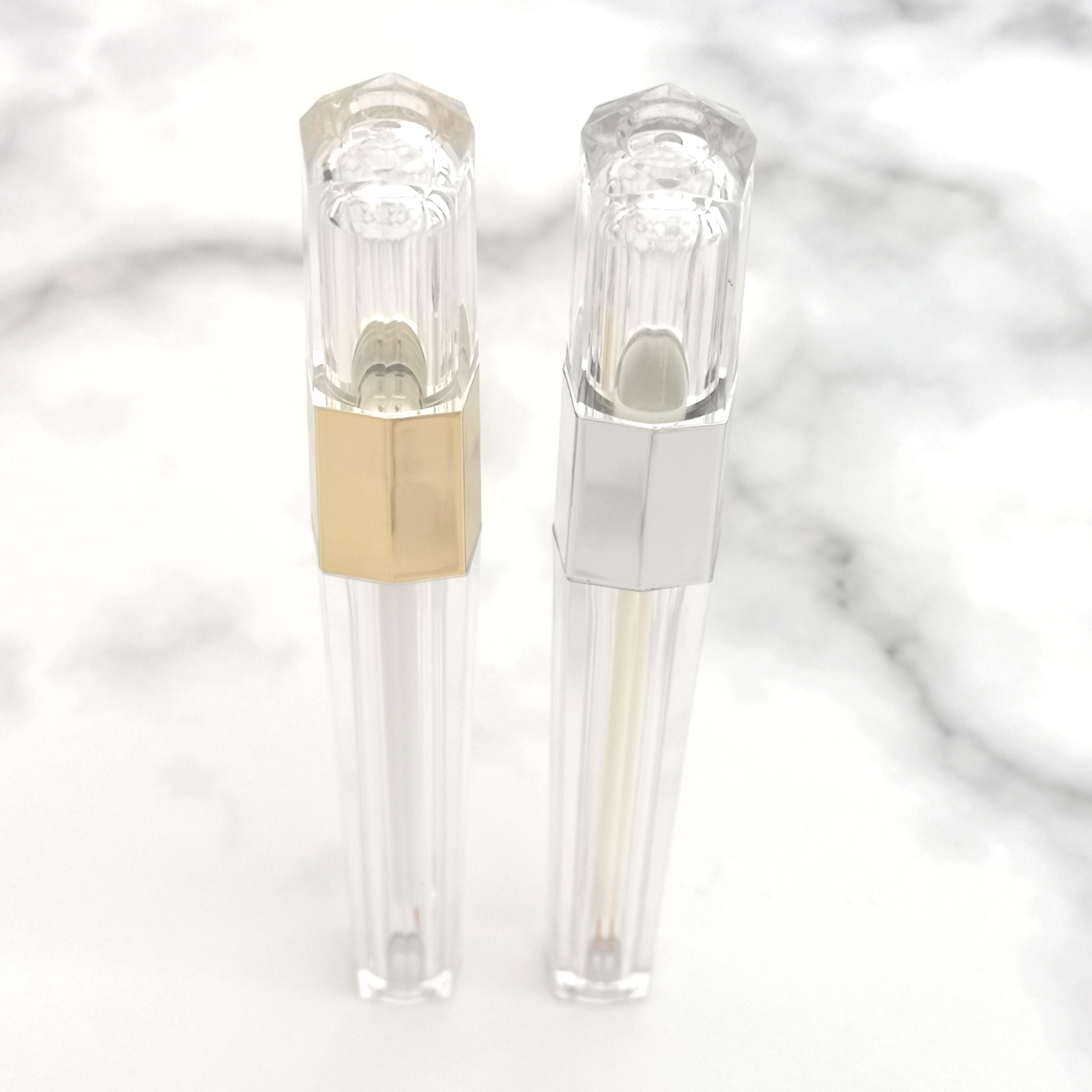 4ml clear plastic square eyelash serum liquid tube cosmetics eyeliner/eyelash enhancer tube/bottle