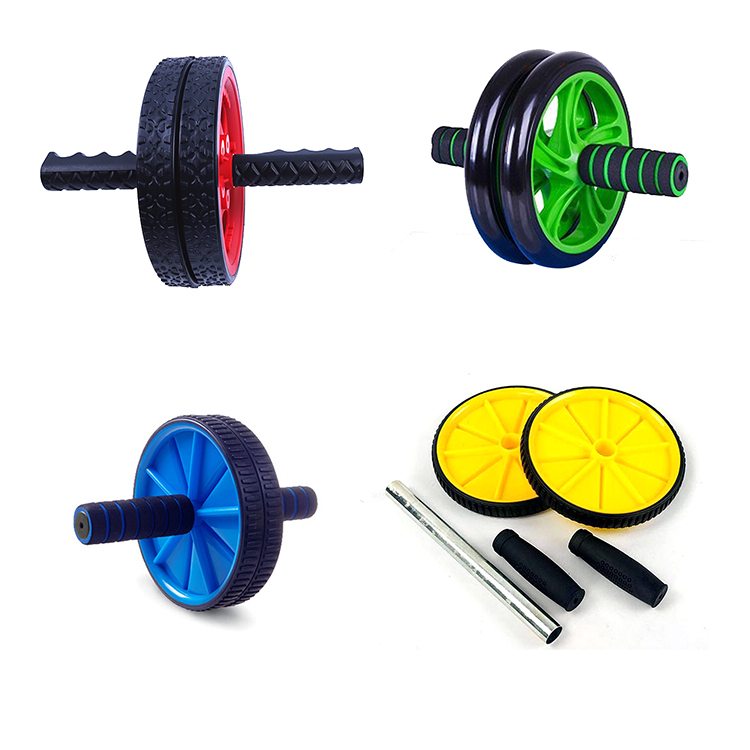 wholesale abdominal exerciser Yoga wheel fitness accessories roller wheel abdominal wheel