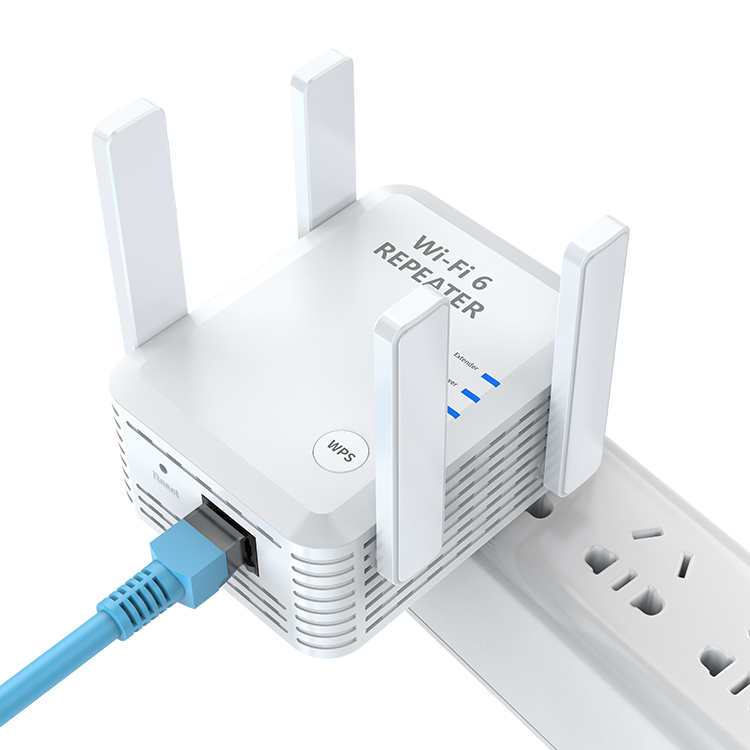 new molde 1800mbps wide range WPS LED wifi 6 repeater range outdoor extender wifi 6 range extender 5ghzr
