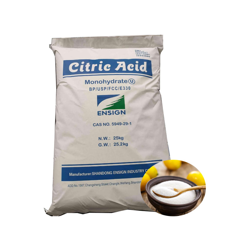 Bulk price Citric Acid Monohydrate anhydrous food grade Additives Ensign rzbc ttca citric acid powder BP USP FCC E330 for sale