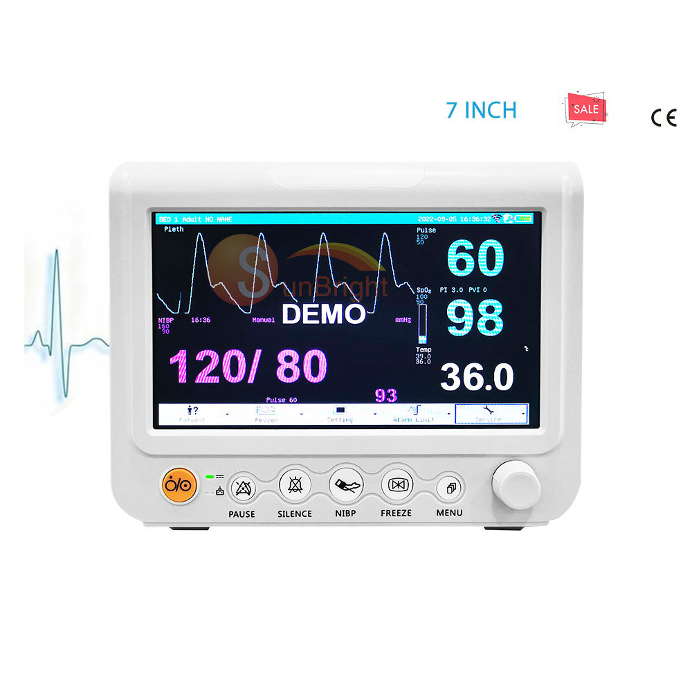 Medical Level Hospital Ambulance Vital Sign Monitor ICU Multiparameter Patient Monitor