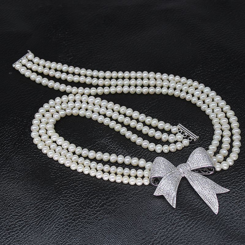 6-7mm AAA Flat Round Edison Pearl Necklace Cultured Freshwater Pearl Strand For Jewelry Making 1 buyer