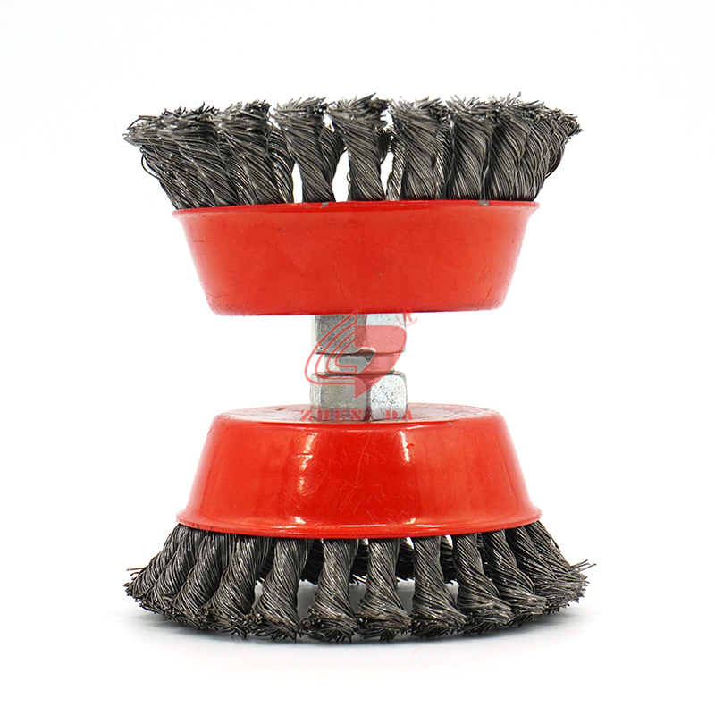 Zhenda Best Selling and Hot Sale Steel Wire Brush Disc Wire Disc Twisted in Wre Brush Making Machine