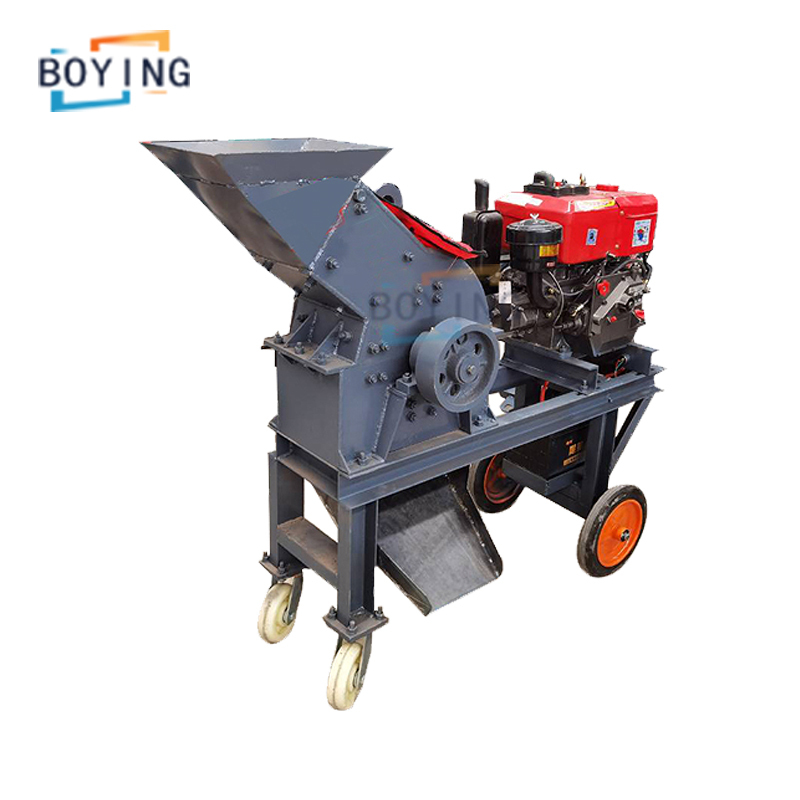 Both Oil And Electricity Complete Model Hammer Mill Crusher For Gold Mining