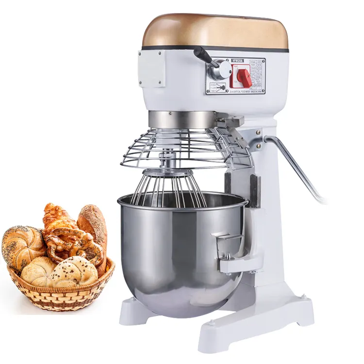 China 20L 3 Speed Adjustable Commercial Heavy Duty Machine Stainless Steel Bowl Electric Food Mixer