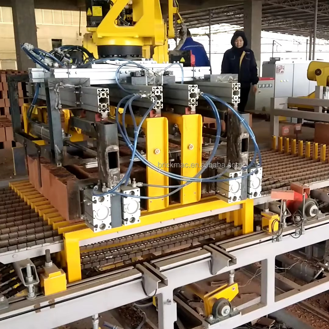 Auto System Auto Brick and Tile Packing Stacking Robot Brick Making Machine Robot arm for brick and tile
