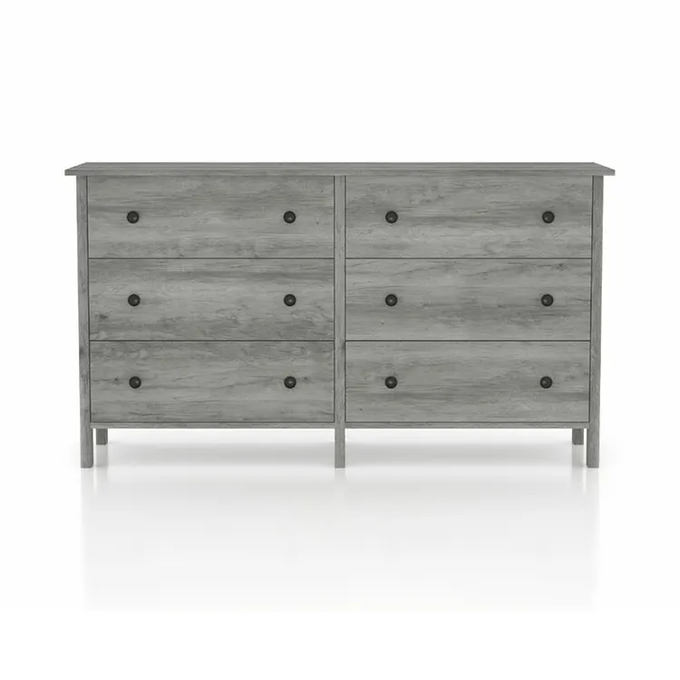 French style multi drawers hall wood chest living room