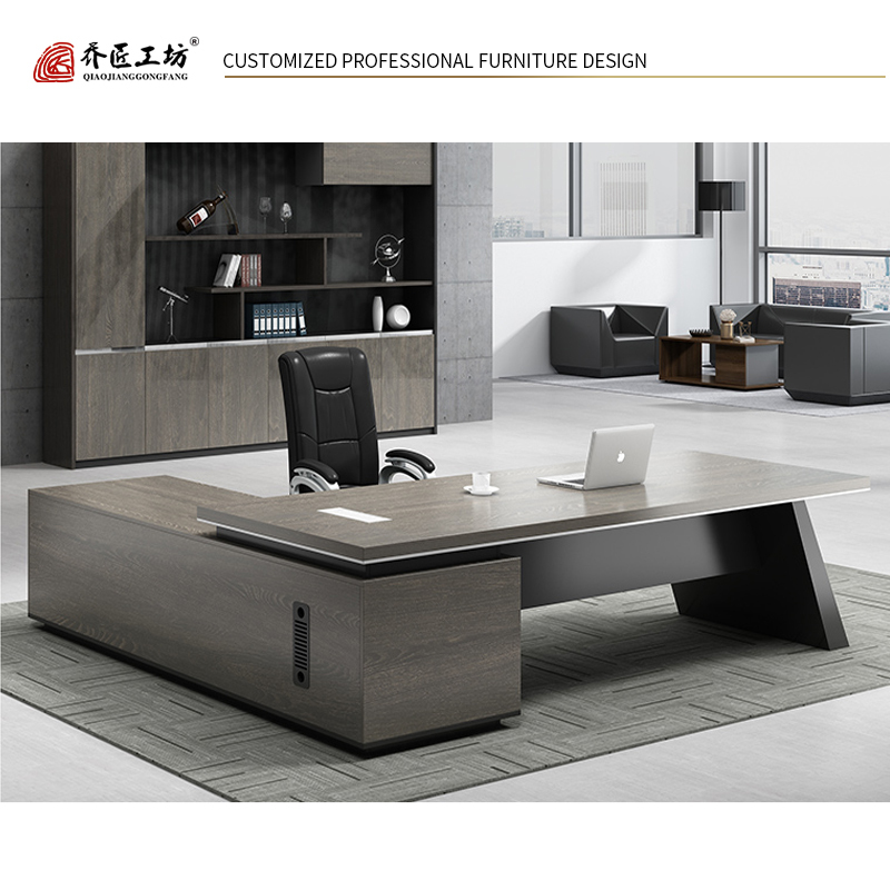 Simple Design Table Customized Solid Wood Office Desk For Boss Commercial Executive Office Table