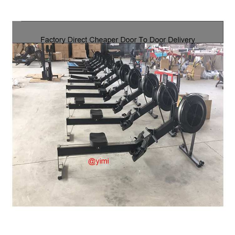 Новое прибытие Бодибилдинг черные упражнения гребли воздуха Rower для спортзала клуба