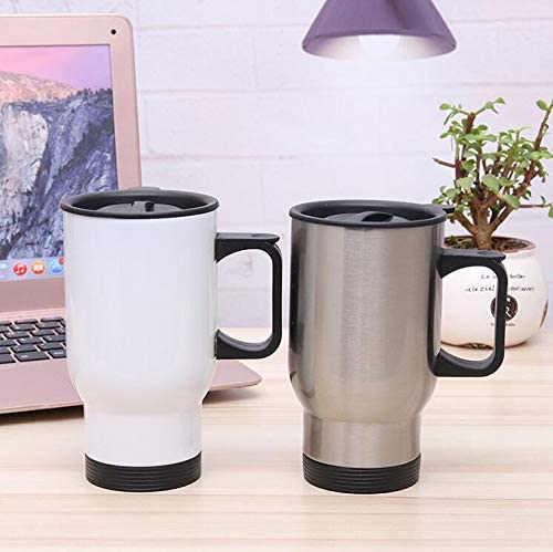14oz Sublimation Stainless Travel Mug white Blank Travel Mug for Dye Sublimation Heat Press Sublimation Blanks