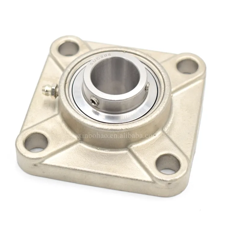 SUCF205 Stainless steel pillow block bearing ANEC5 degree bearings for hot sale