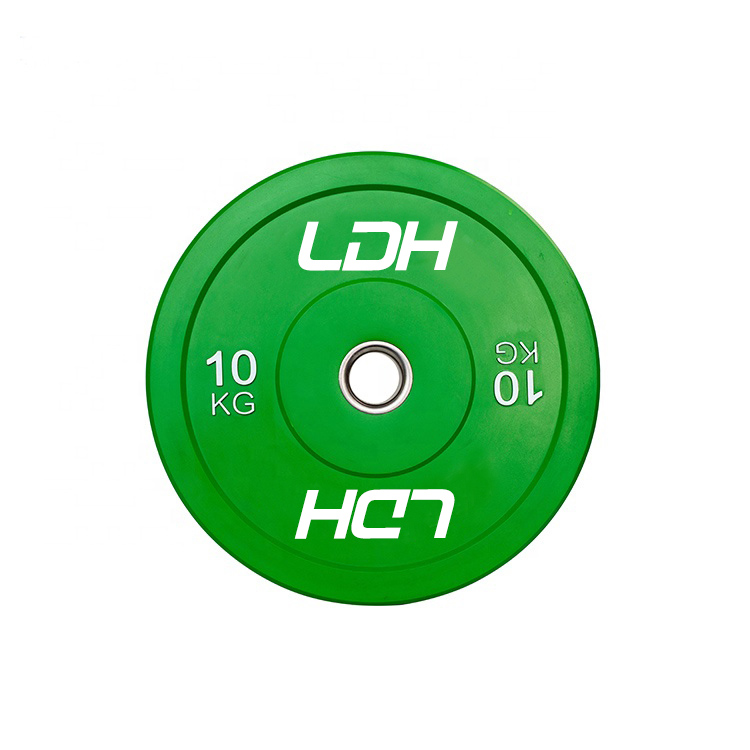 LDH Фитнес Тяжелая лифтинг oem бампер пластина кг Пользовательский логотип