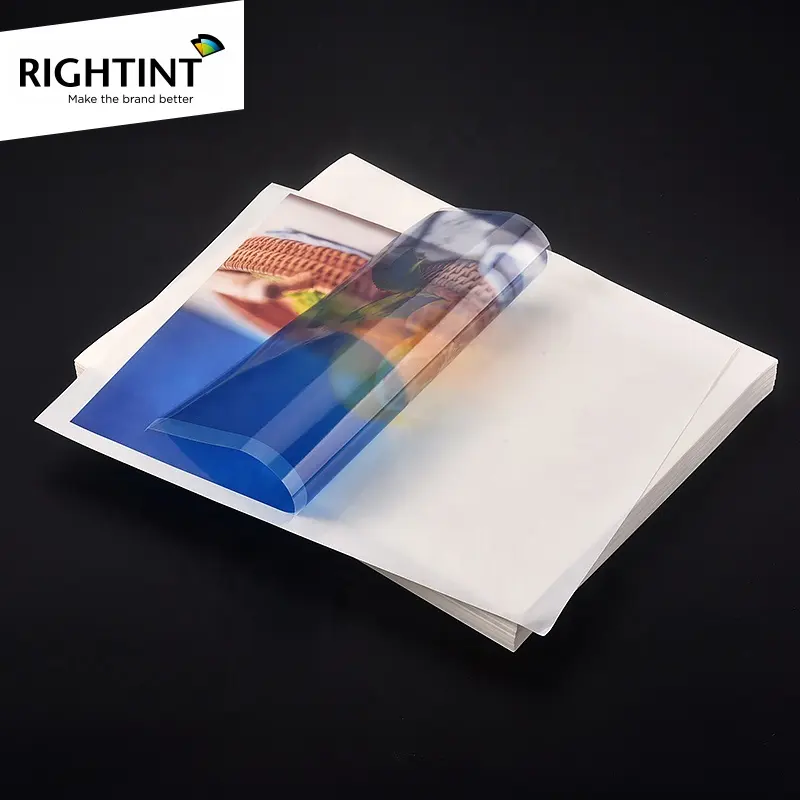 self adhesive film can customized logo A4 size waterproof clear vinyl inkjet vinyl sticker paper Inkjet Self adhesive