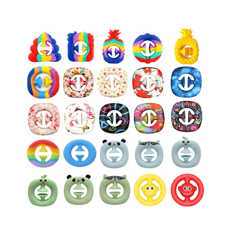 New High Quality Wholesale Super Loud Non-stick Silicone Pop It Snapper Fidget Toy Is Suitable For Children Students And Ad