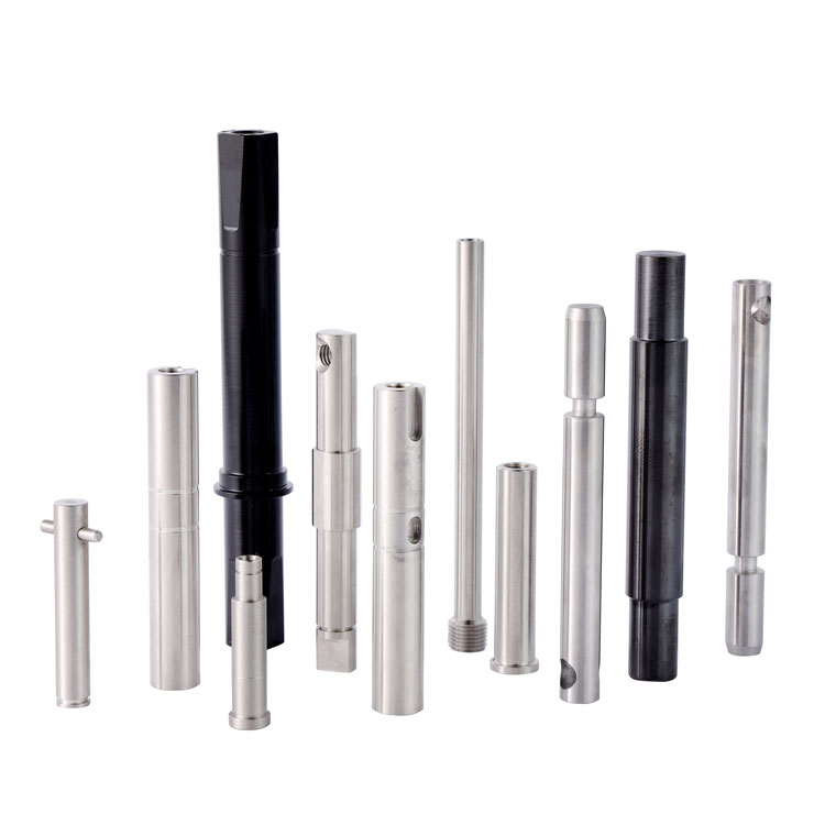 Custom precision hardened steel linear small shaft polishing stainless steel knurled shaft