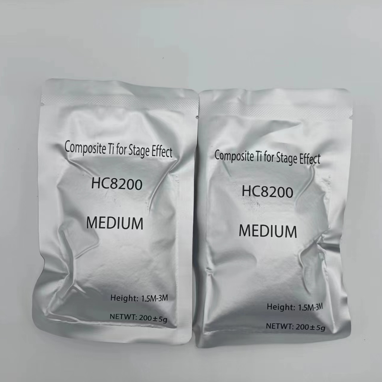 Indoor outdoor 2-5meters 200g per bag Titanium Powder Special Effect Cold Spark Fireworks Powder Dusty Consumables wedding event