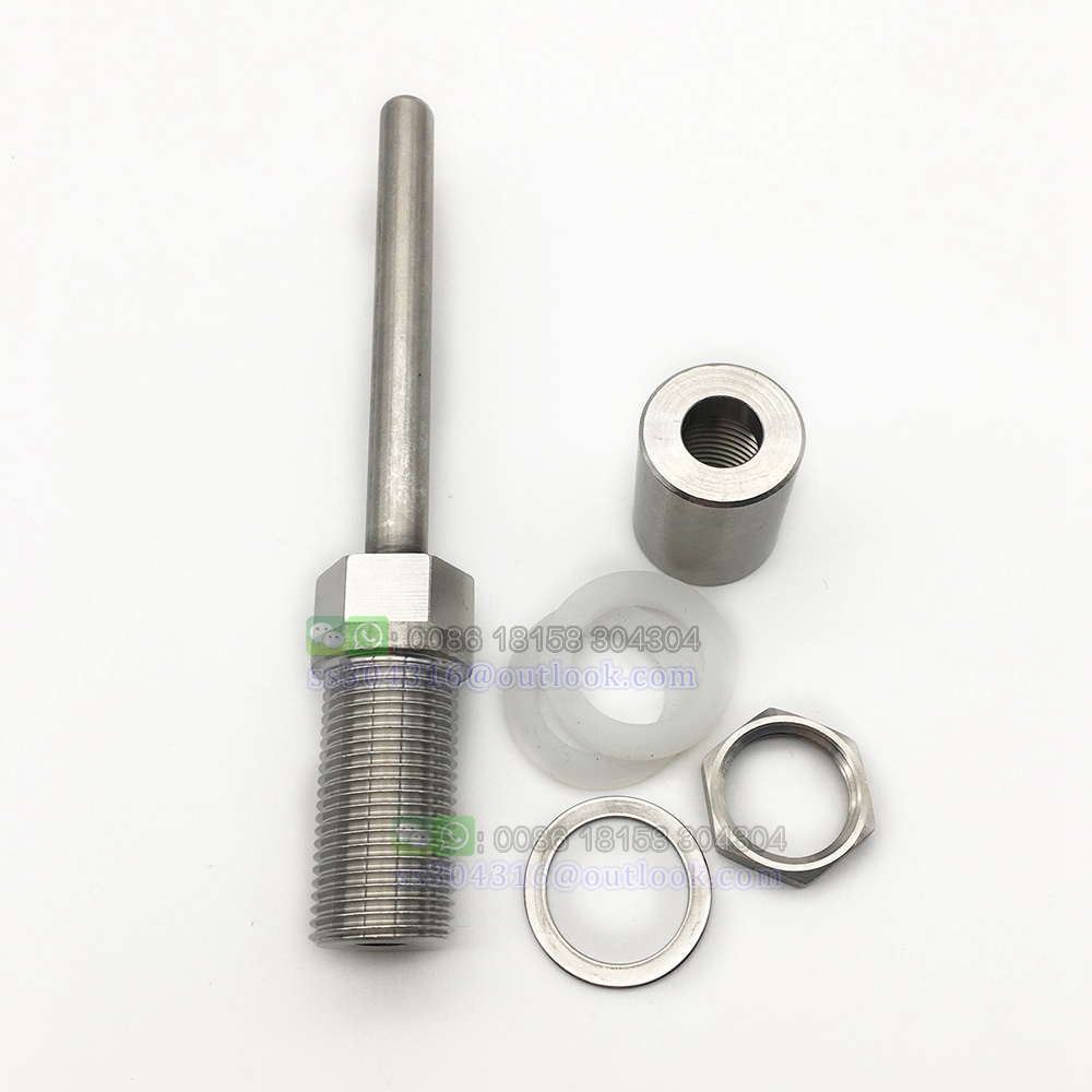 Заводская цена, комплект из нержавеющей стали Thermowell без швов, 1/2 дюйма, с внутренней резьбой NPT
