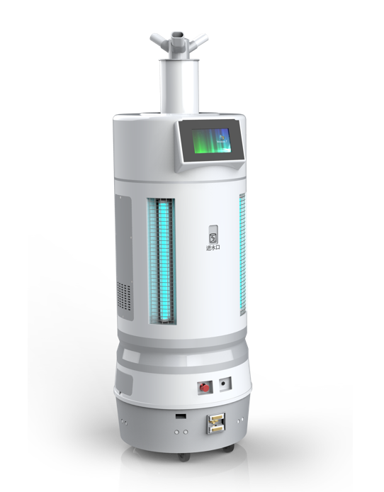 automatic intelligent UV and Spray disinfection and sterilization robot