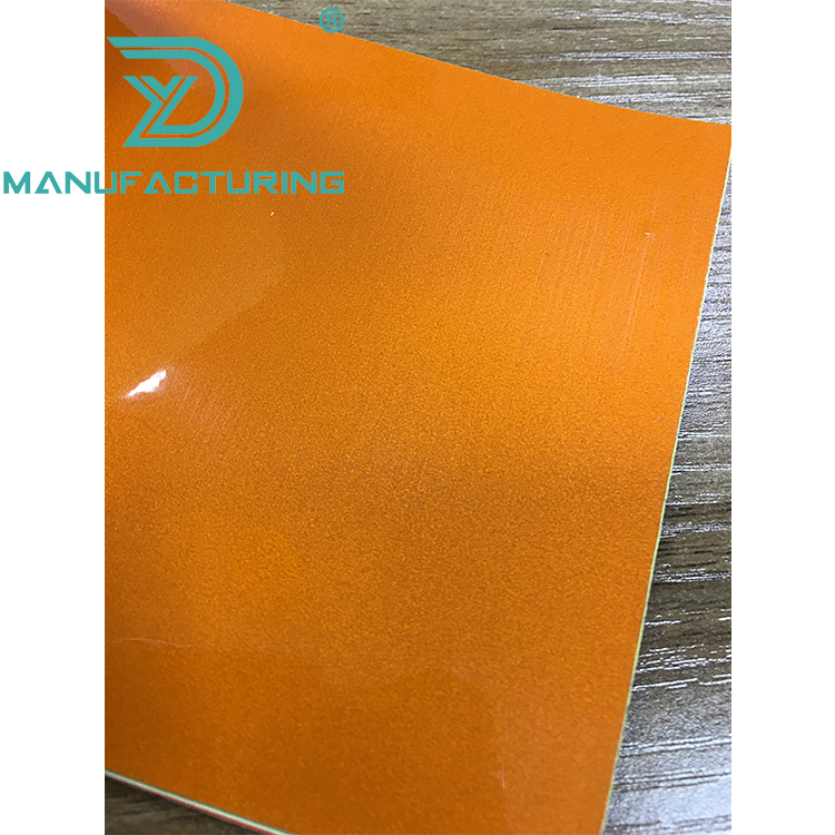 Red Green Orange White Yellow Black Brown Acrylic Reflective Vinyl