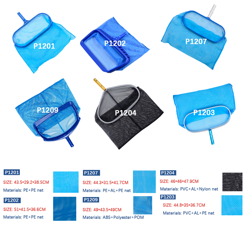Swimming Socks Net Solar Skimmers Abs Basket for Pools Stainless Wall Telescopic Pole Mount Above Ground Pool Skimmer