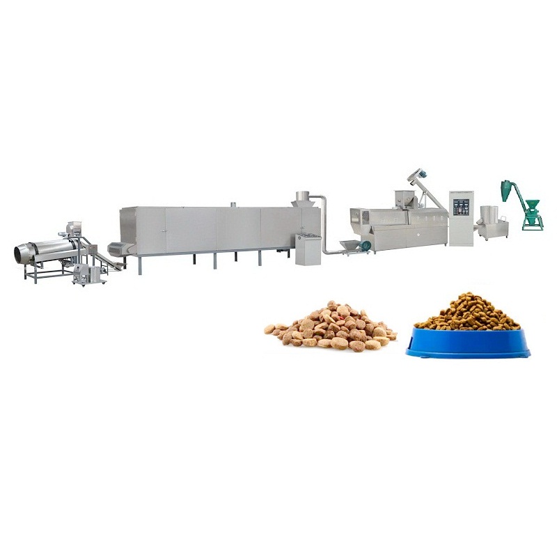 Double-screw Muenster Dog Food Machine DES70 Plant Processing Line