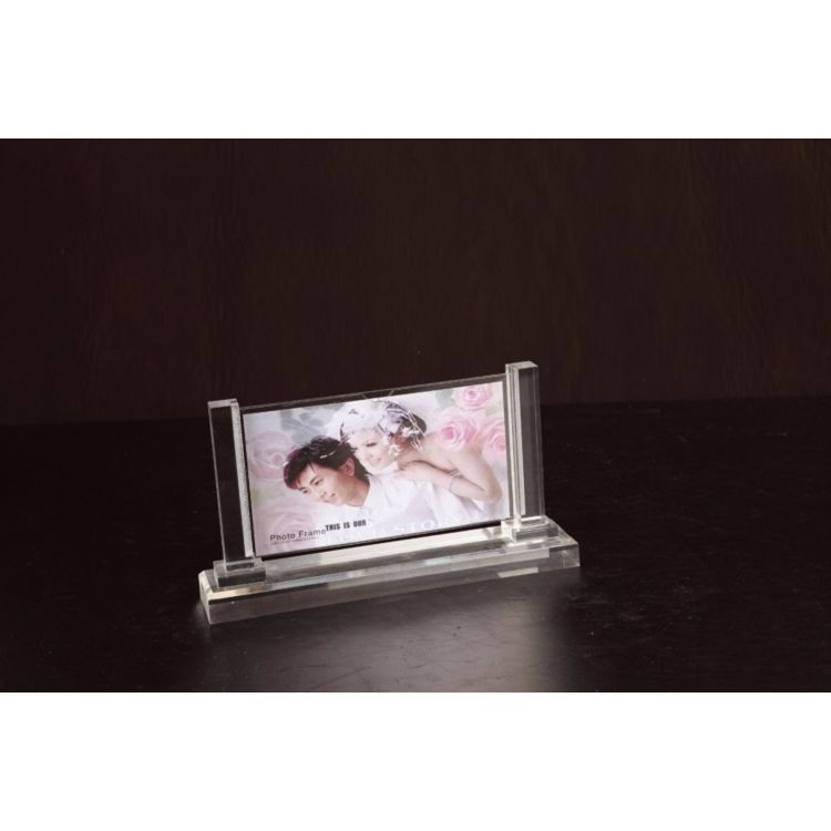 Professional Manufacturer Custom Simplicity Magnetic Square Transparent Acrylic Photo Frame Crystal Picture Frame