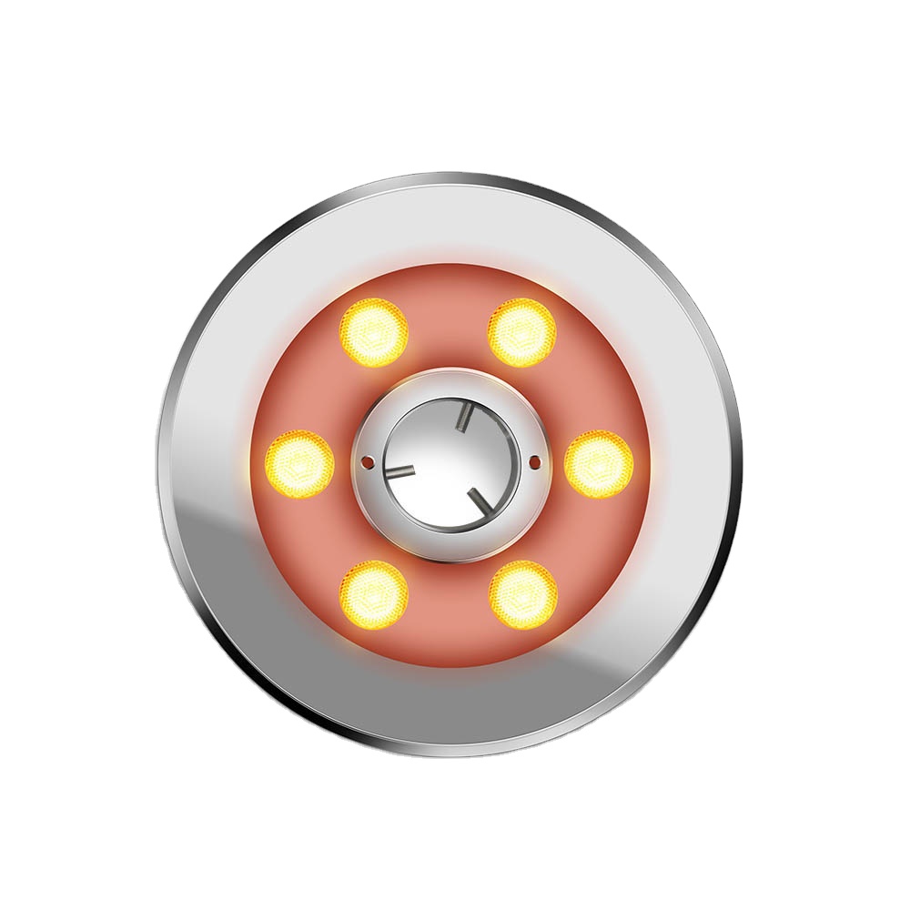DC24V 6W RGB external control IP68 Waterproof Stainless Steel 316L Low Voltage led underwater Fountain Lights