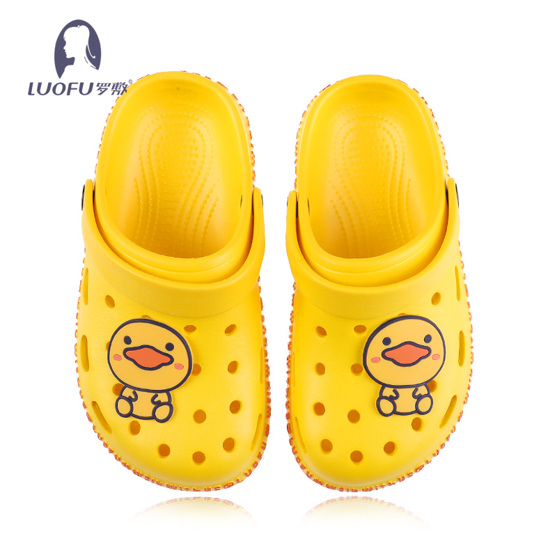 luofu shoes 2021 new design cute kids Footwear Summer Sandals EVA garden shoes clogs kids sandals 2021