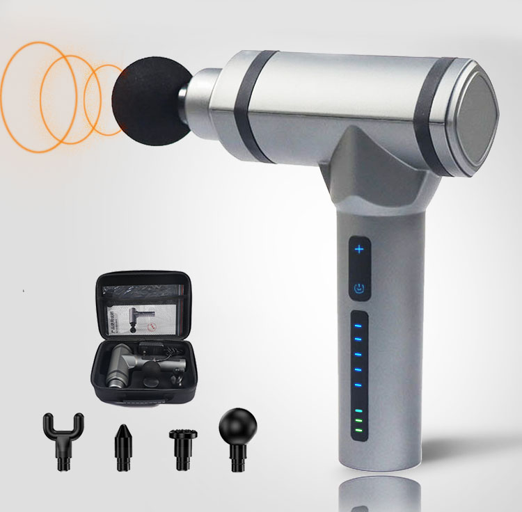 PQ02FG004 Brushless Low Noise 5 Speed Levels deep tissue muscle handheld massage gun for relax body tissue