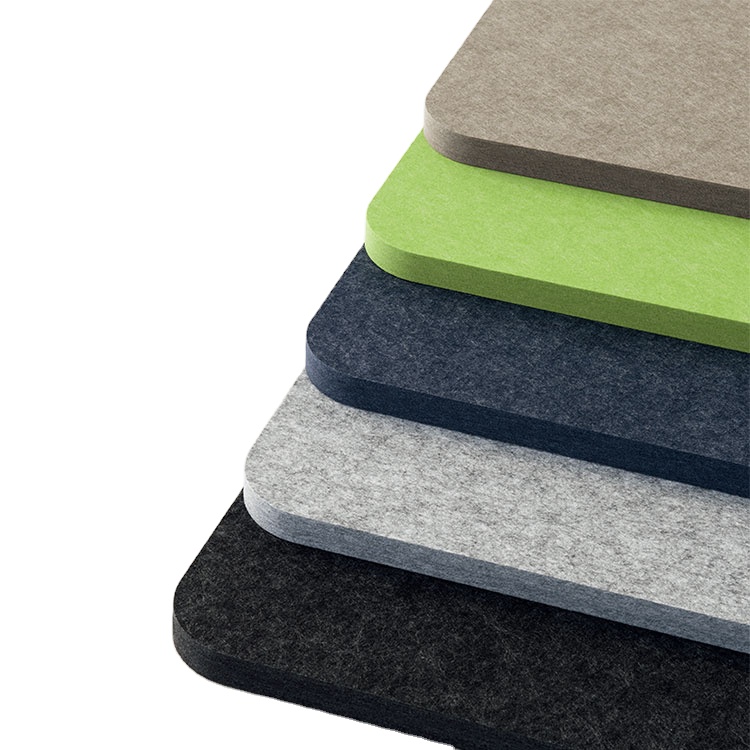 9MM AU Market Pro-environment Acoustic Felt 100% Polyester Panel Soundproofing Materials PET Acoustic Panels