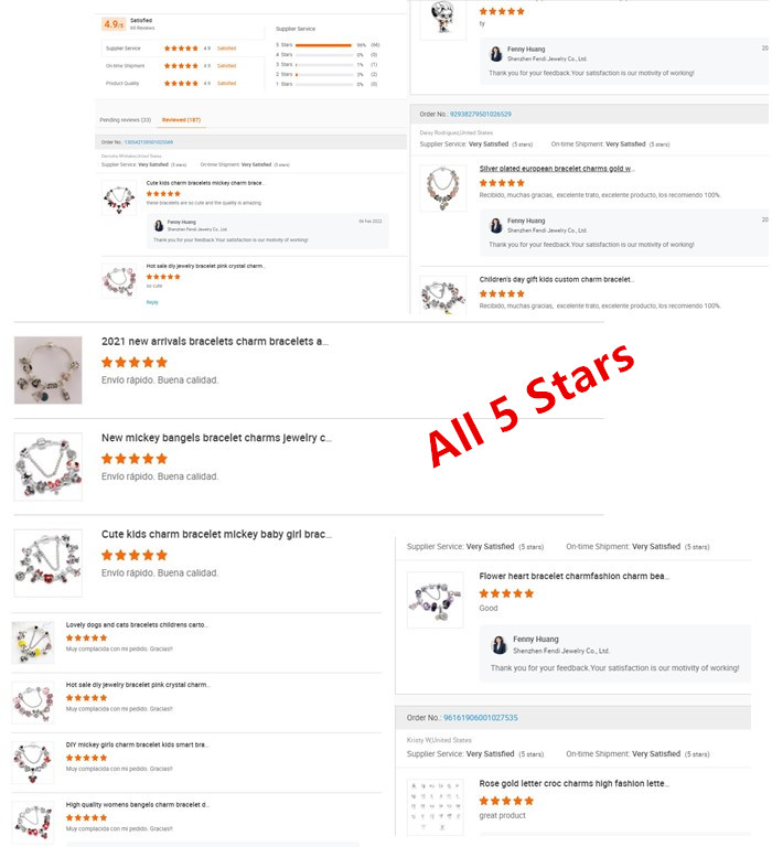 Cute kids charm bracelets mickey charm bracelets for women jewelry