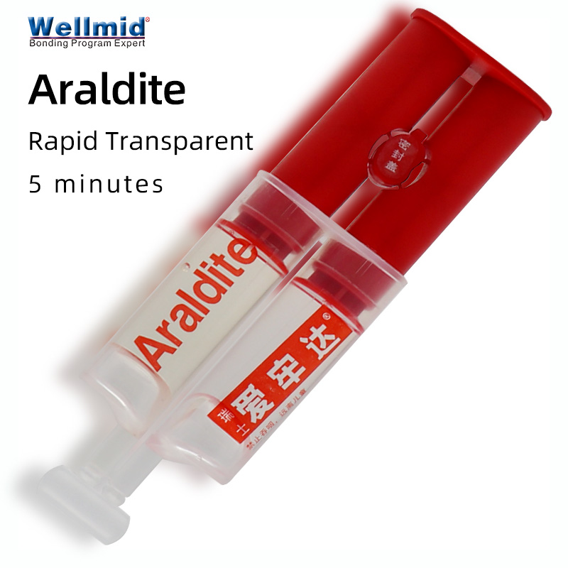 Araldite быстрая установка эпоксидной смолы 2 части сильный клей клеевые трубы прозрачная эпоксидная мощность кристалла стекла ювелирных изделий Клей 80 шт * 25 г