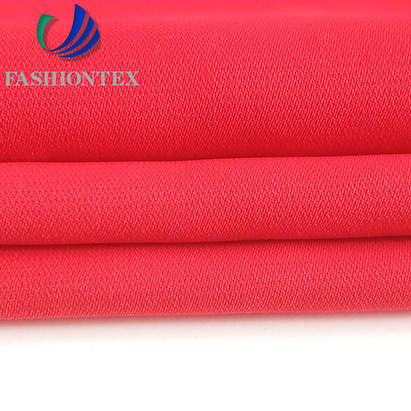 Fashiontex 80D full dull good stretch cross twill fabric 100% polyester fabric