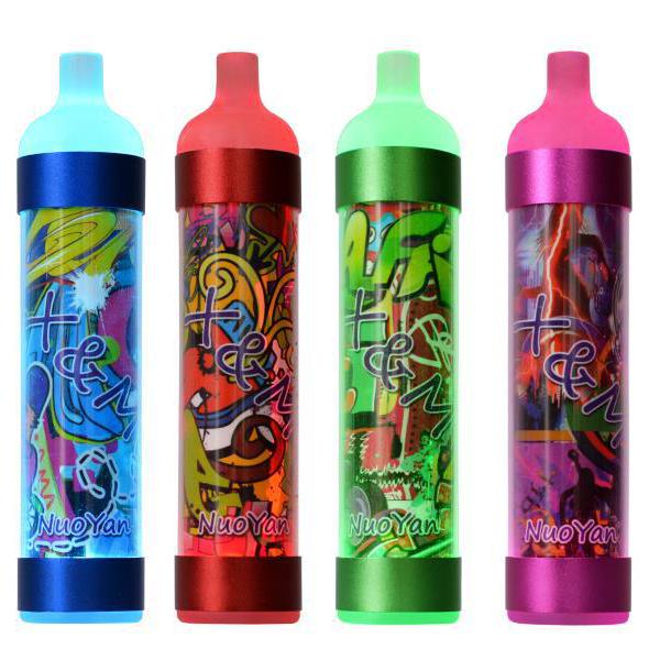 E-cig maker wholesale pods dispoable Double taste shine led cbd vape pen 9ml oil one use 3200puffs time