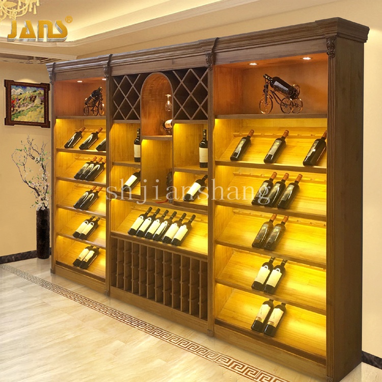 Manufacture producing wood wine rack shelves with free design