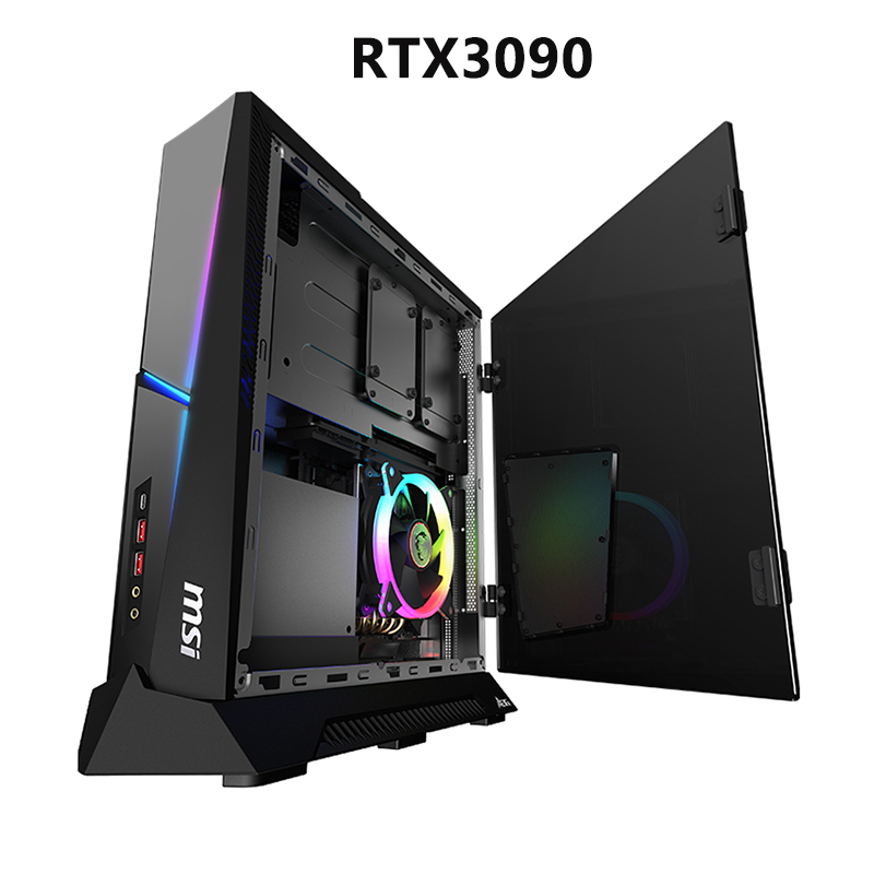 Новейший игровой компьютер MSI host настольный компьютер i9-10900K RTX3090 24G GDDR6X 64G 2T SSD + 2T HDD VR компьютер win10 Mini PC
